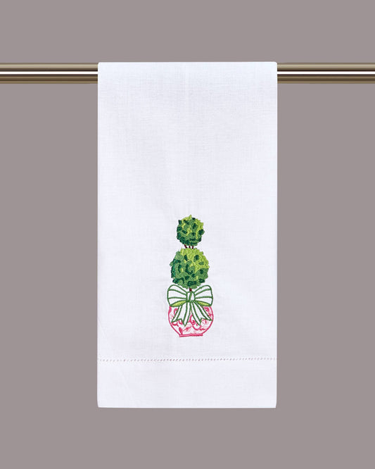 Peking Handicraft -nPink Chinoiserie Guest Towel