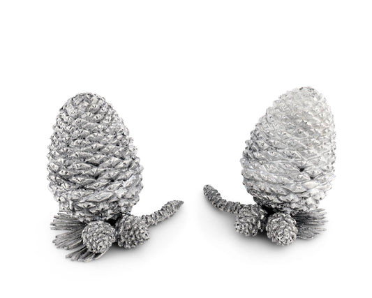 Pewter Pine Cones Salt & Pepper Set