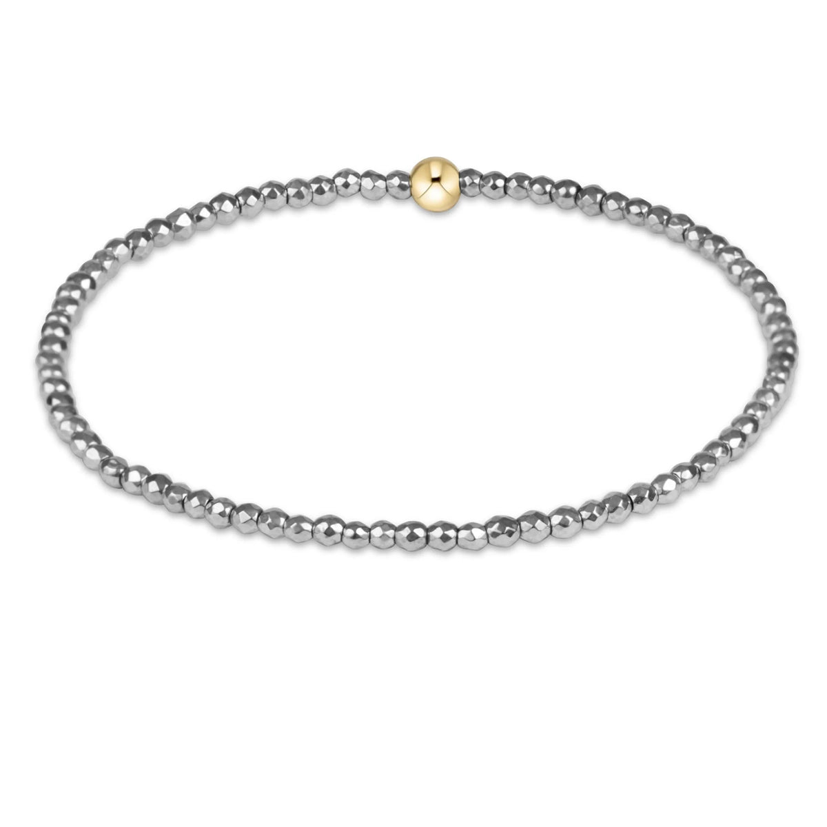 Enewton Jewlery - Classic Silver Faceted Hematite 2mm Bracelet