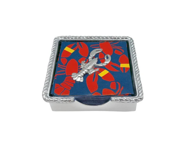 Mariposa Lobster Rope Napkin Box Set