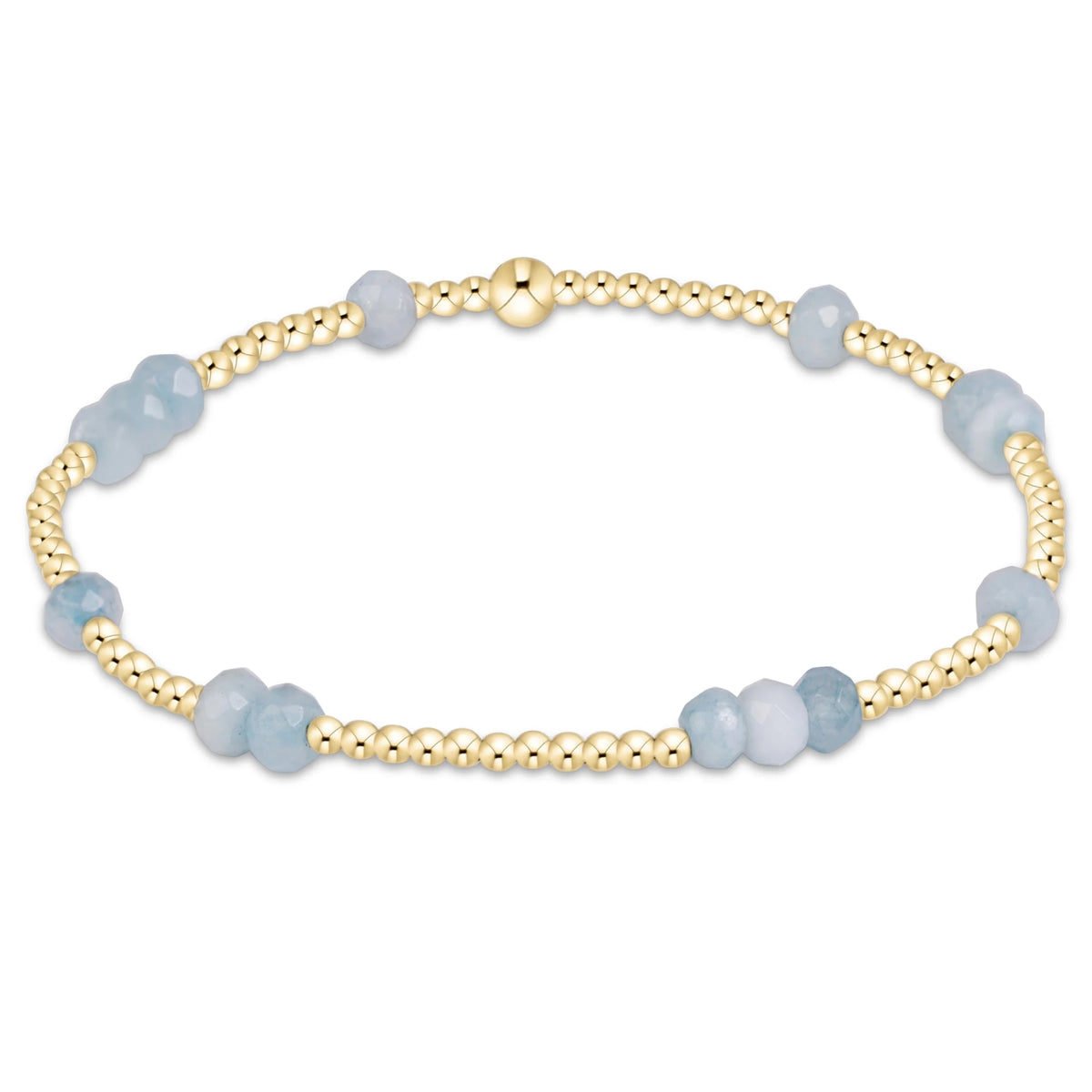 Enewton Jewlery - Hope Unwritten Gemstone 4mm Bracelet - Aquamarine
