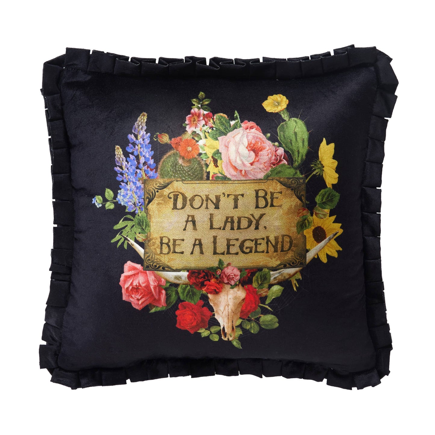 Peking Handicraft - Be A Legend Printed Pillow - Junk Gypsy