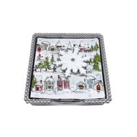 Mariposa White Snowflake Napkin Weight