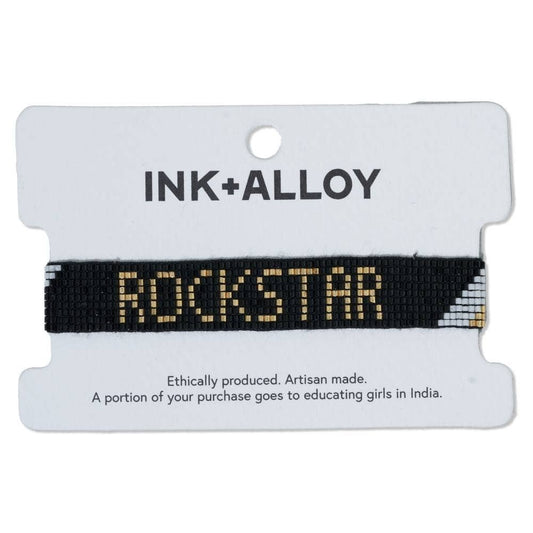 Gabby "Rockstar" Adjustable Beaded Bracelet Multicolor