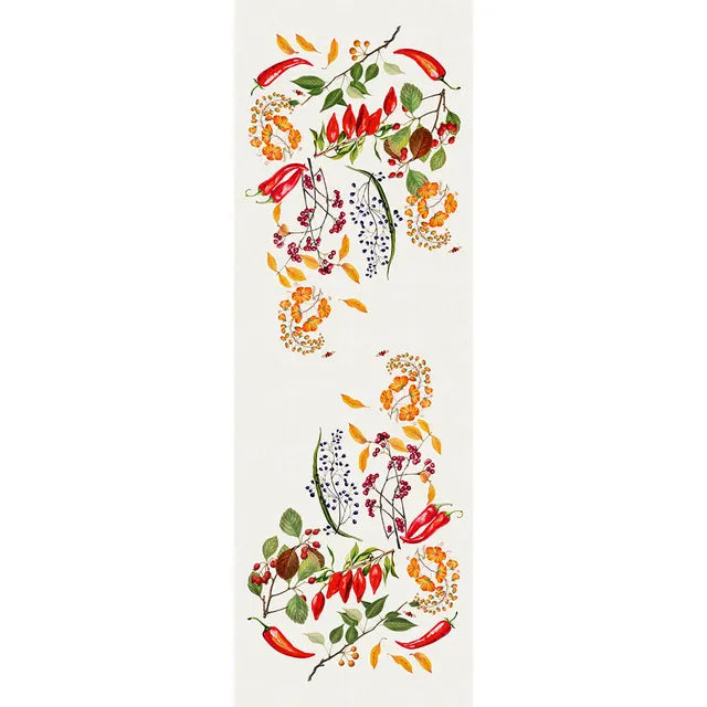 Garnier-Thiebaut - Piments Doux Epices Kitchen Towel, Cotton-Linen Blend