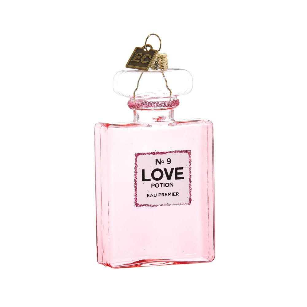 Raz Imports - EC 4” Pink Love Potion No. 9 Ornament