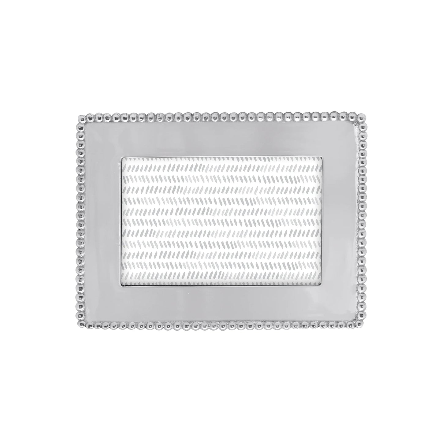 Mariposa beaded 4x6 Engravable picture frame