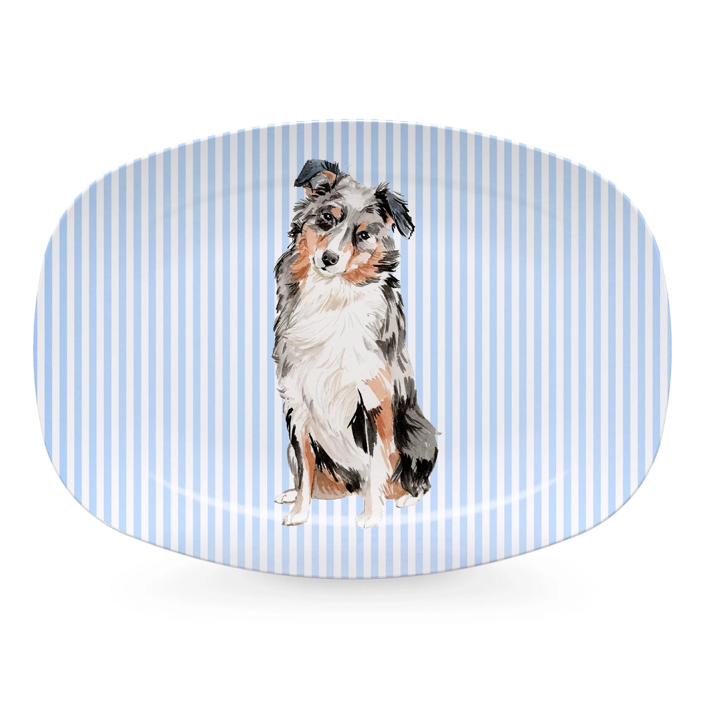 Mariposa Traychic - Best Friends Australian Shepard Platter