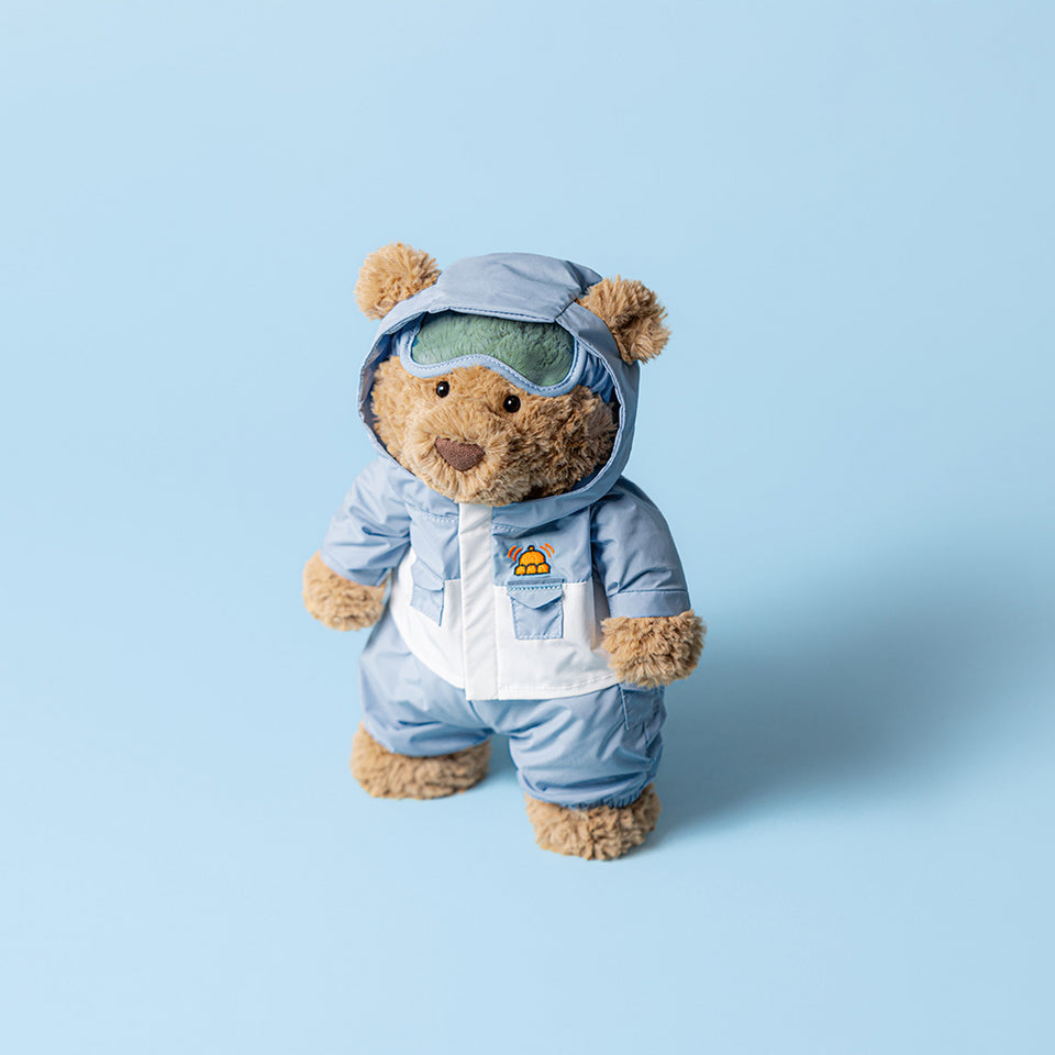 Jellycat - Bartholomew Bear "Snow Suit" - Blue