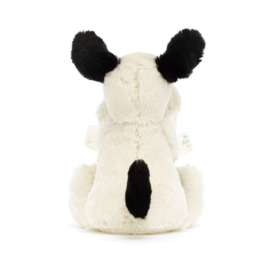 JellyCat Black and Cream Puppy Soother