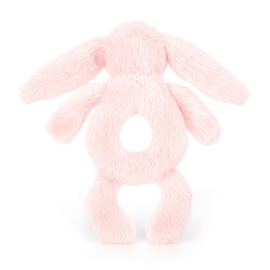 JellyCat Bashful Pink Bunny Ring Rattle