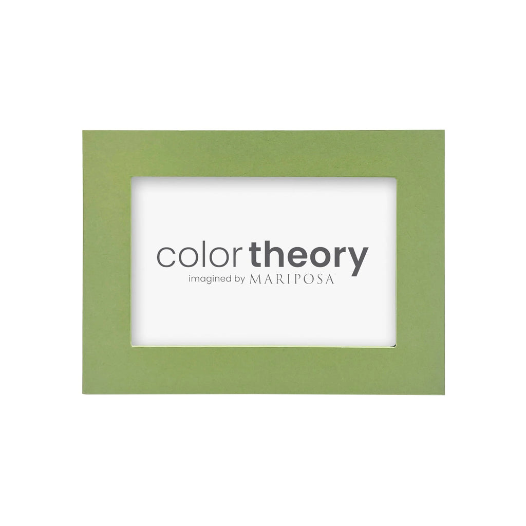 Mariposa Color Theory Double Sided Meadow Green and Sky Blue 4x6 Frame