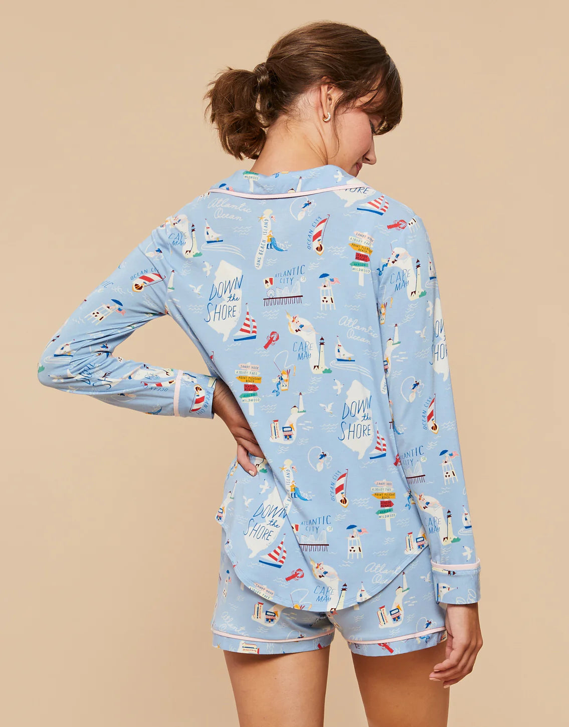 Spartina Pajama Top - Down the Shore - Size XL