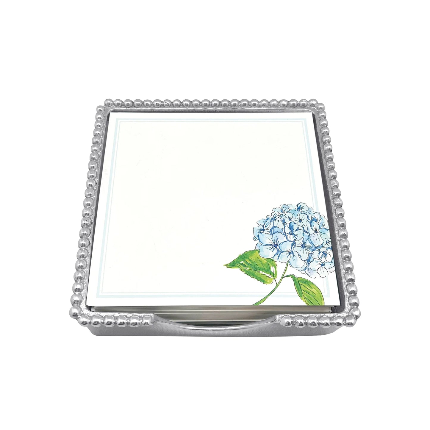 Mariposa Hydrangea beaded Note Pad set