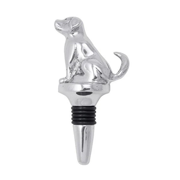 Mariposa Labrador bottle stopper