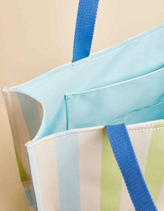 Spartina Market Tote Overboard Stripe