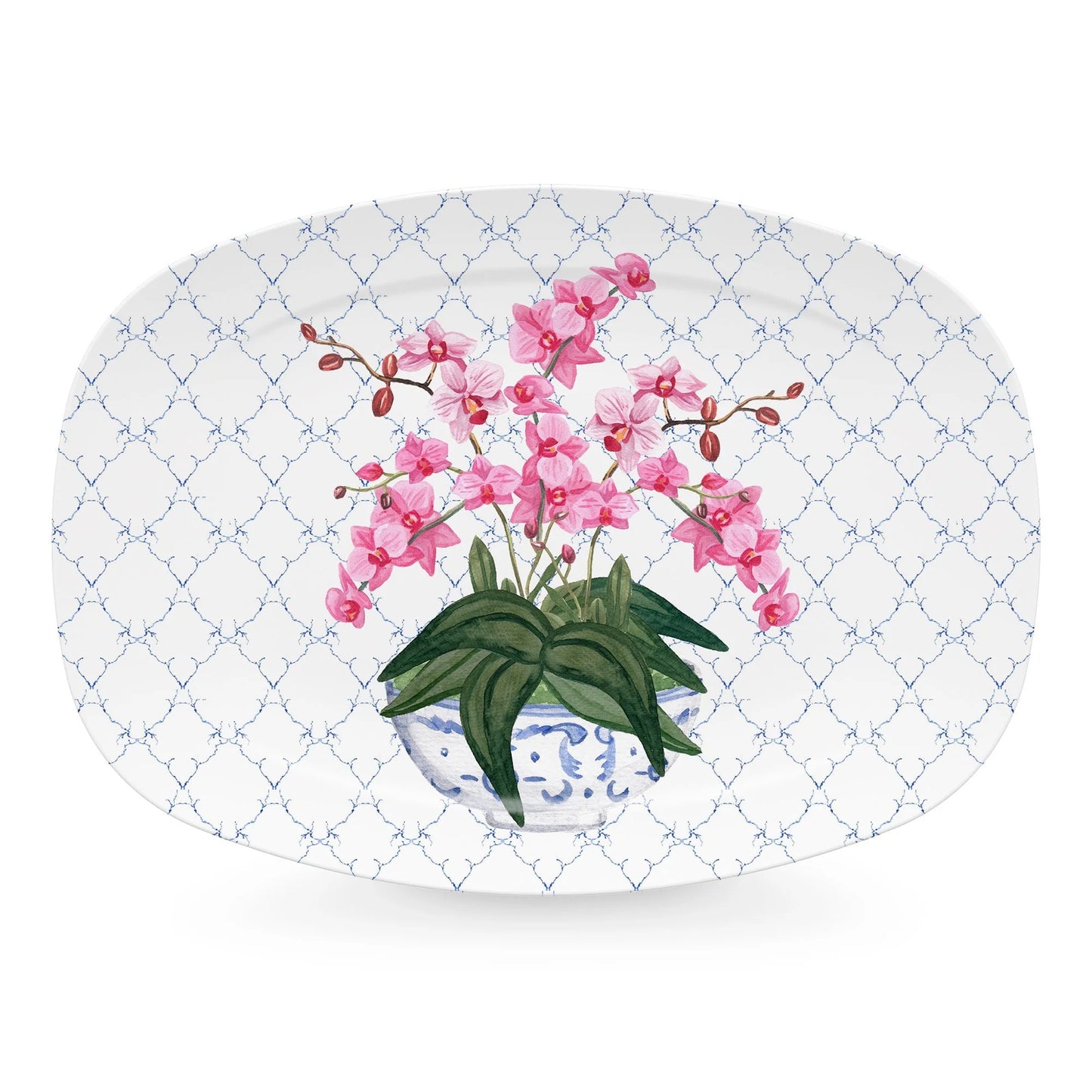 Mariposa Traychic Opulent Orchid Platter