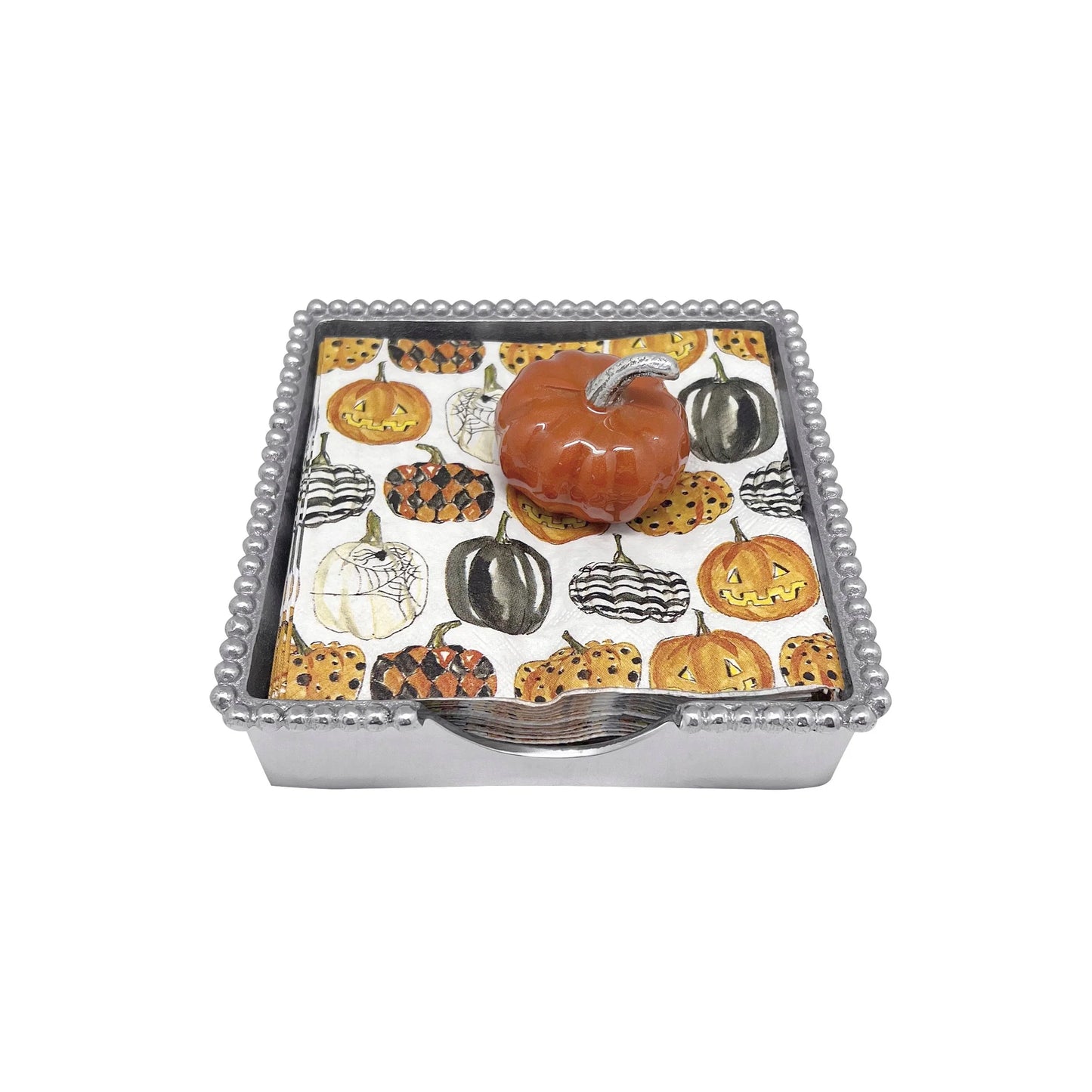 Mariposa- Orange Pumpkin Napkin Weight
