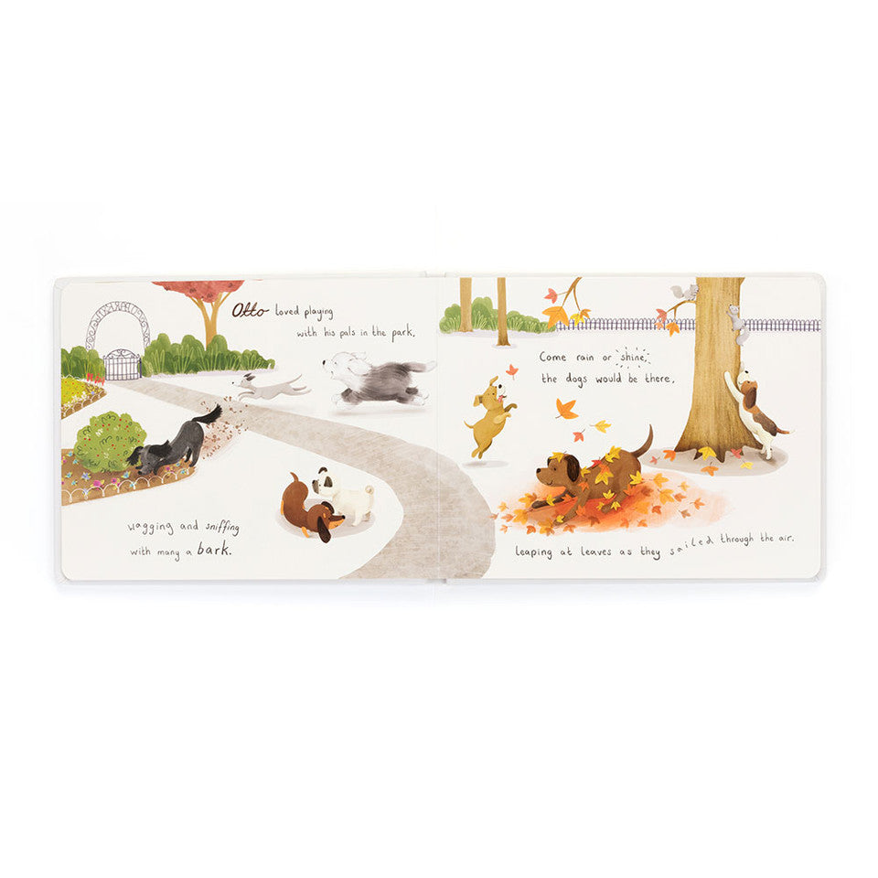 JellyCat Otto The Loyal Long Dog Book