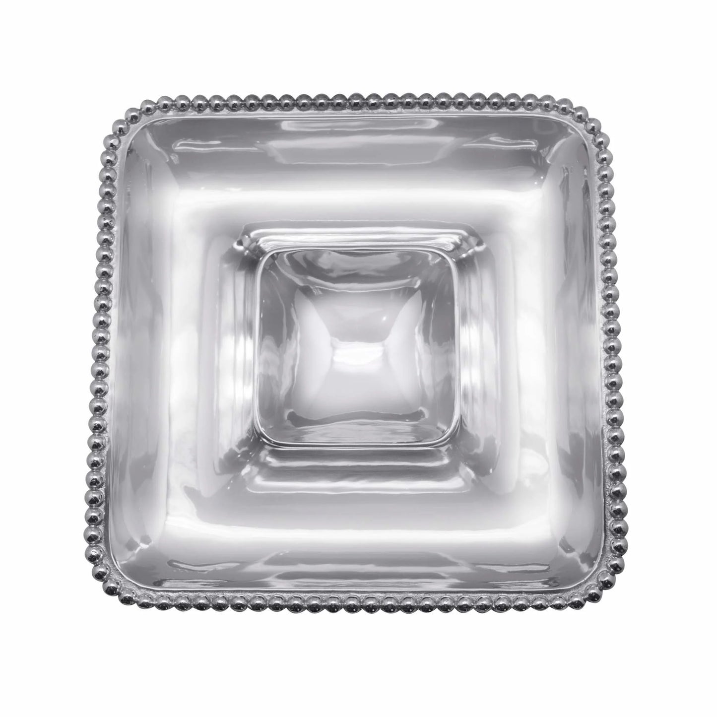 Mariposa Pearled Square Chip and Dip