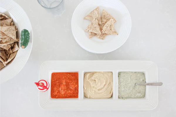 Garnish Dish Pinstripes