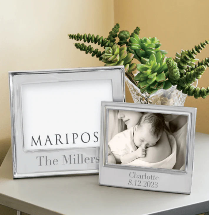 Mariposa Signature 5x7 statement frame - Engravable picture frame