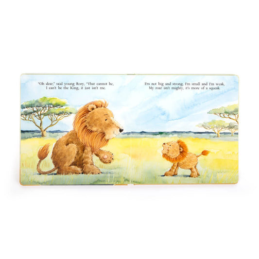 JellyCat The Very Brave Lion Book