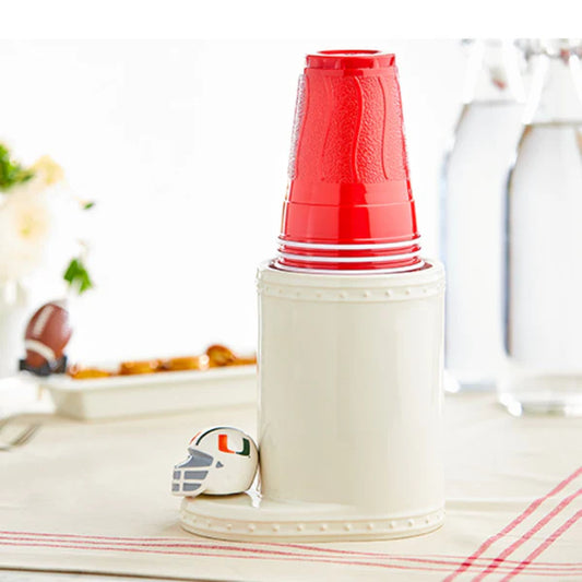 Nora Fleming University of Miami Helmet Mini