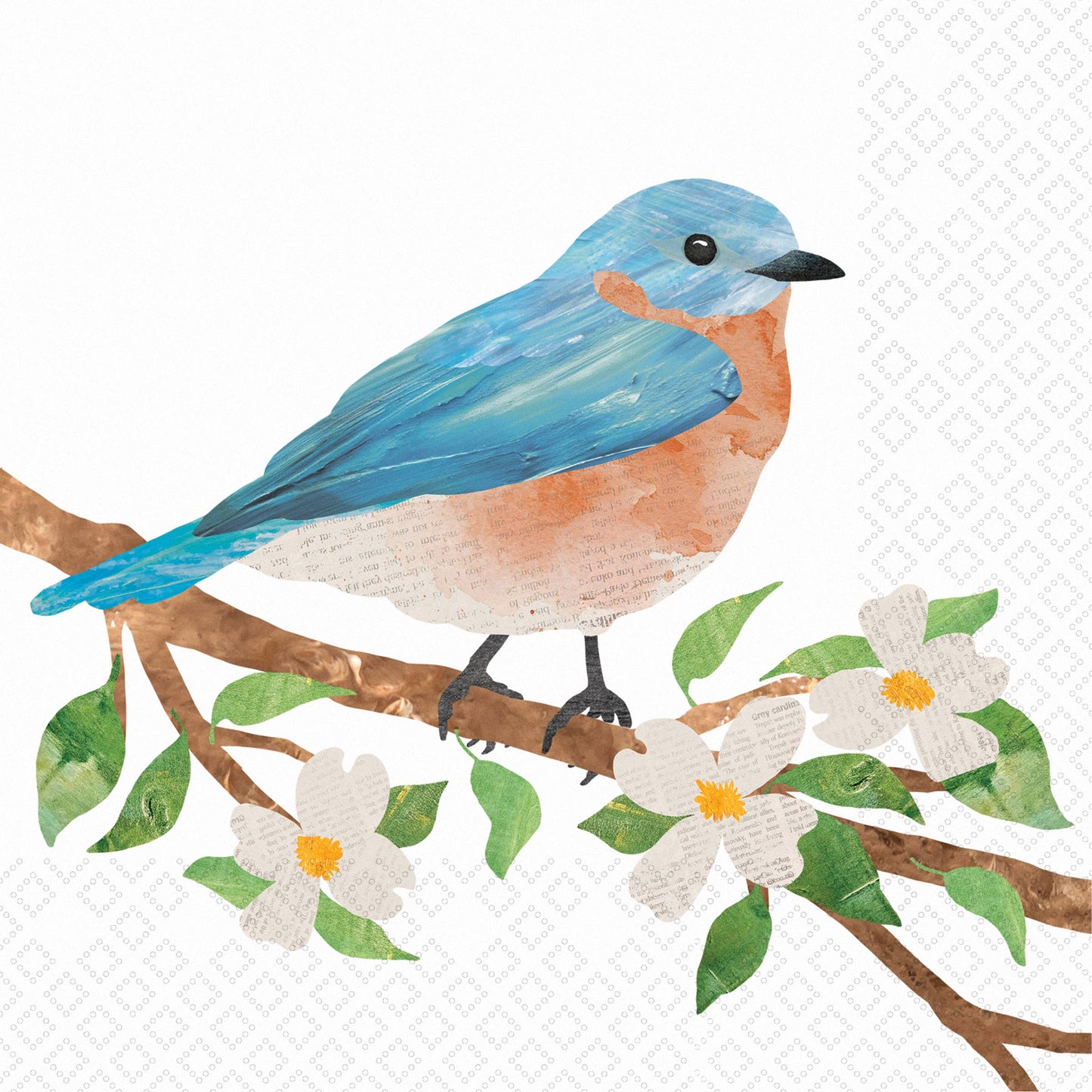 Boston International - Paper Cocktail Napkins 20 Ct Eastern Bluebird