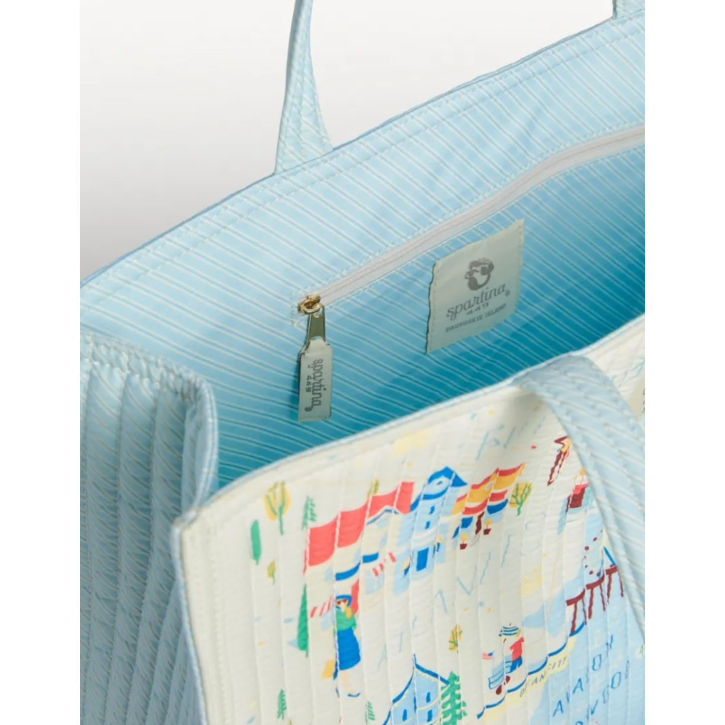 Spartina Down the Shore Quilted Market Tote