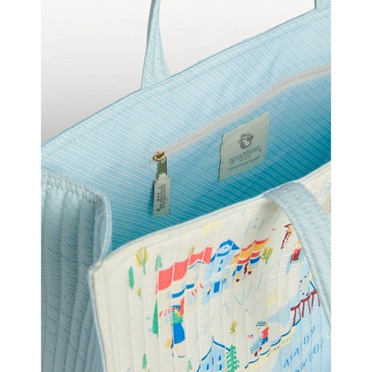 Spartina Down the Shore Quilted Market Tote