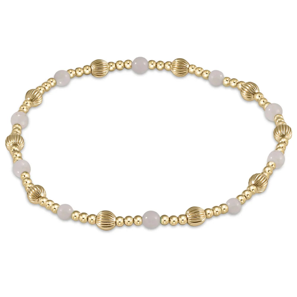 eNewton - Pearl Sincerity Bracelet (4mm) in Moonstone