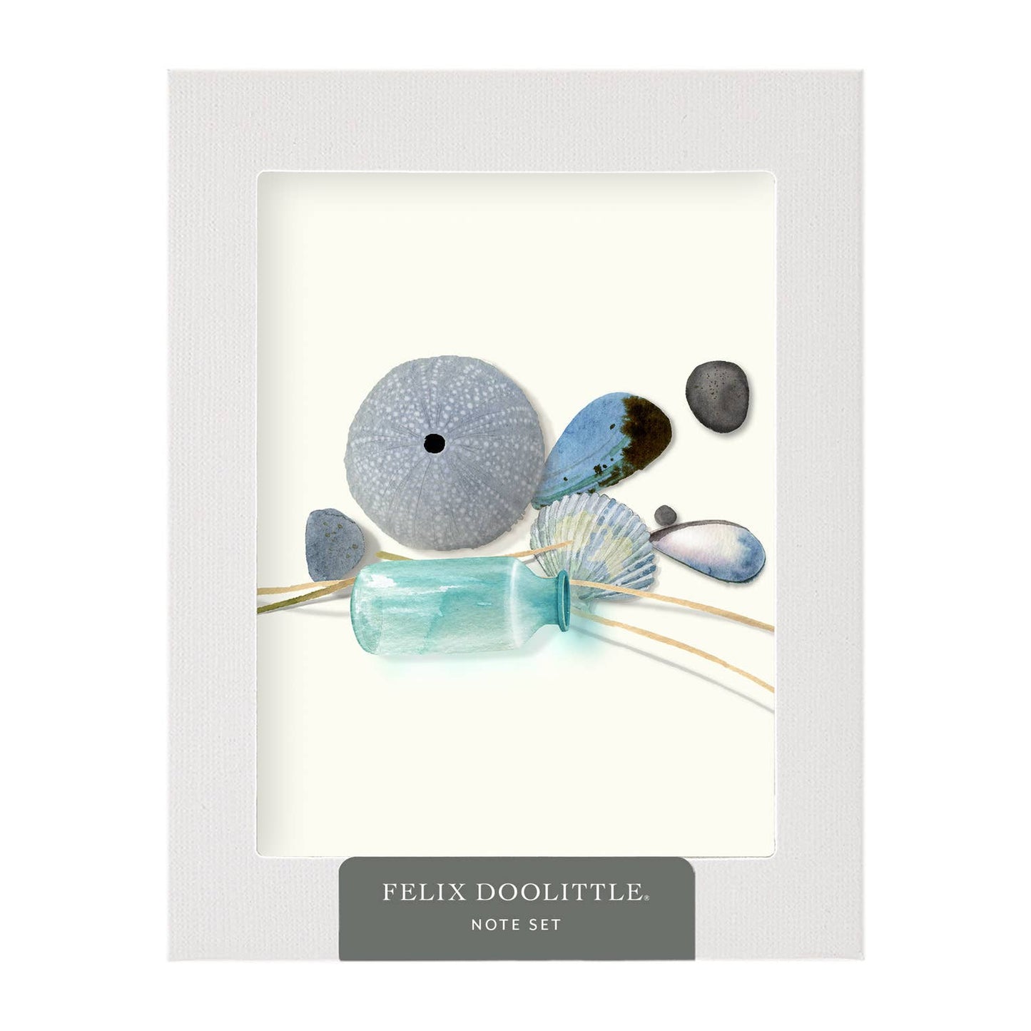 Ocean Hue -- Note Set - Themed cards, boxed