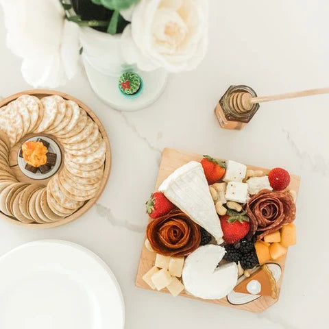 Nora Fleming Maple Cheese Board Square