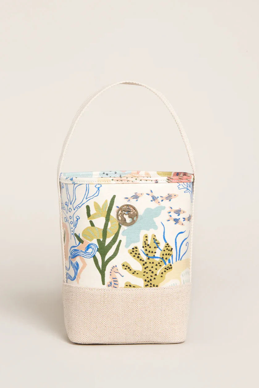 Spartina Double Wine Caddy Mermaid Sea