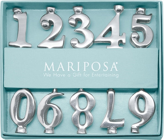 Mariposa Number Candle Holder Set