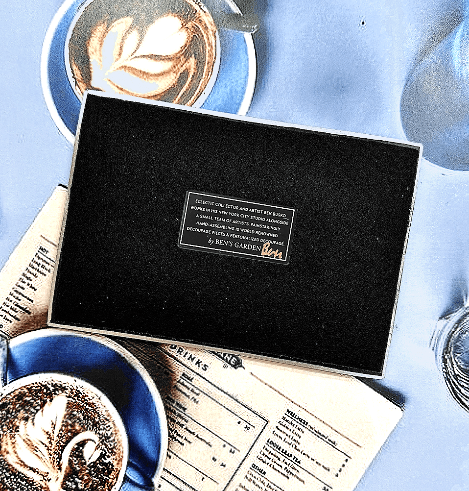 I Knew When I Met You Decoupage Glass Tray