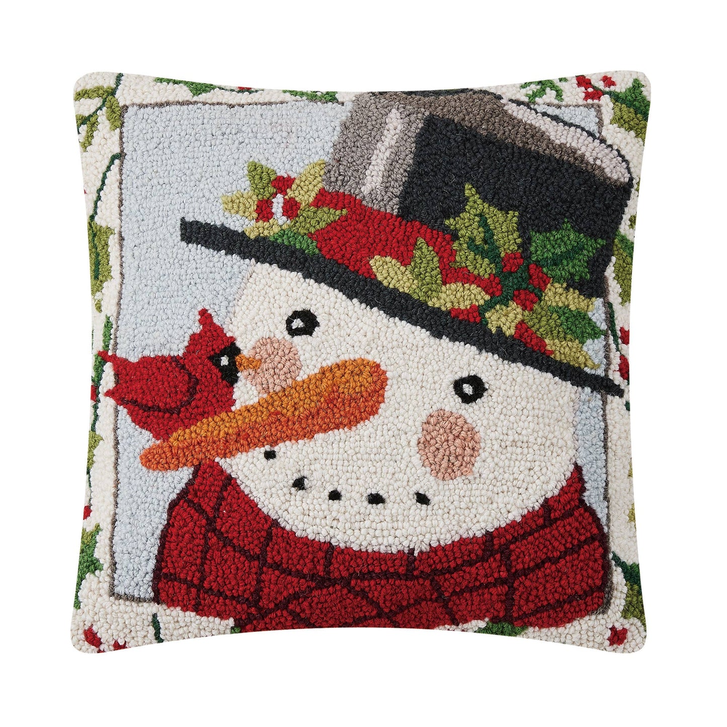 Snowman Head Hook Pillow - Susan Winget