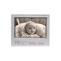 Mariposa Hello Little One Beaded 4x6 Frame