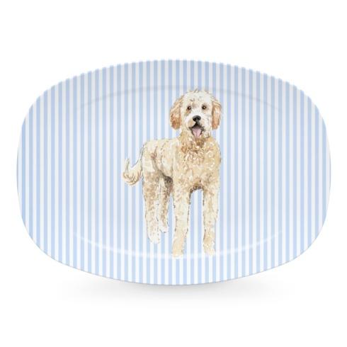 Mariposa Traychic Best Friends Goldendoodle Platter
