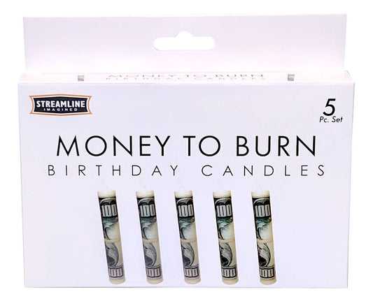 Money To Burn Candles - 5 Piece Set