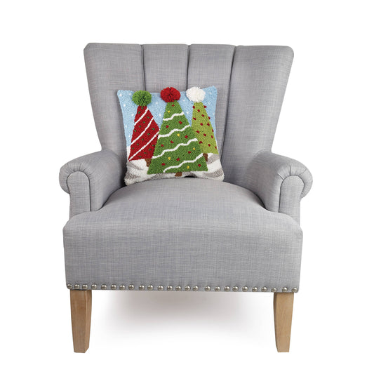 3D Christmas Trees Hook Pillow