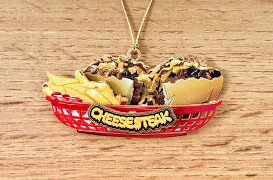Beacon Design - Rock and Russ Creations - Cheesesteak Ornament