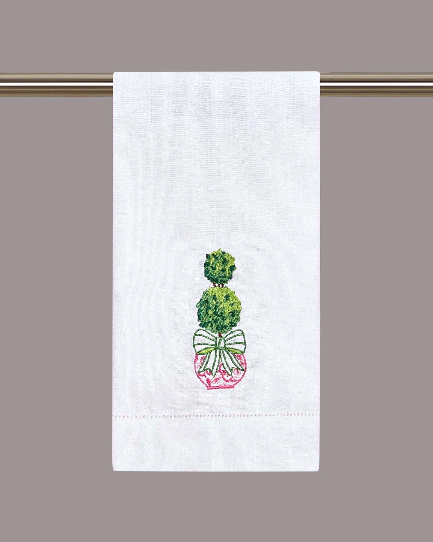 Peking Handicraft -nPink Chinoiserie Guest Towel
