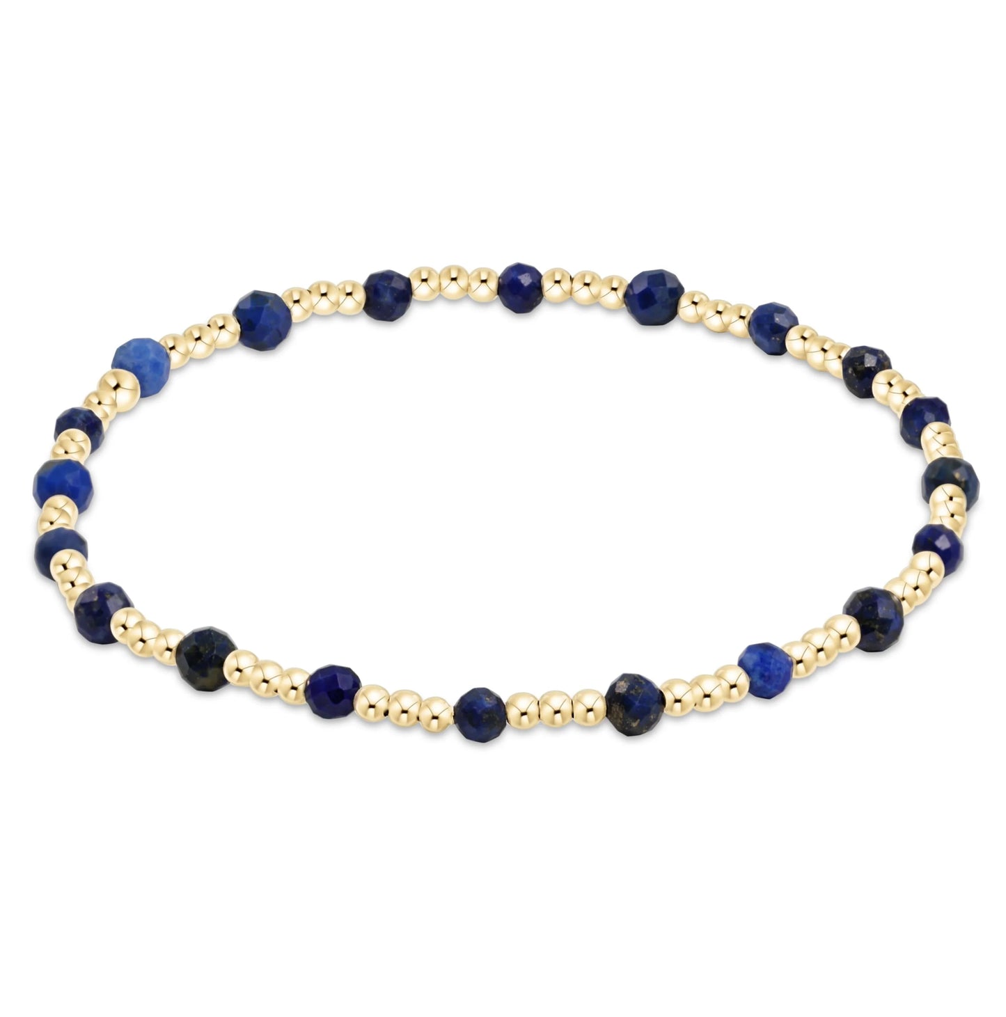Enewton Bracelet - Gold Sincerity 3mm Lapis