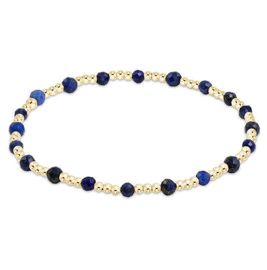 Enewton Bracelet - Gold Sincerity 3mm Lapis