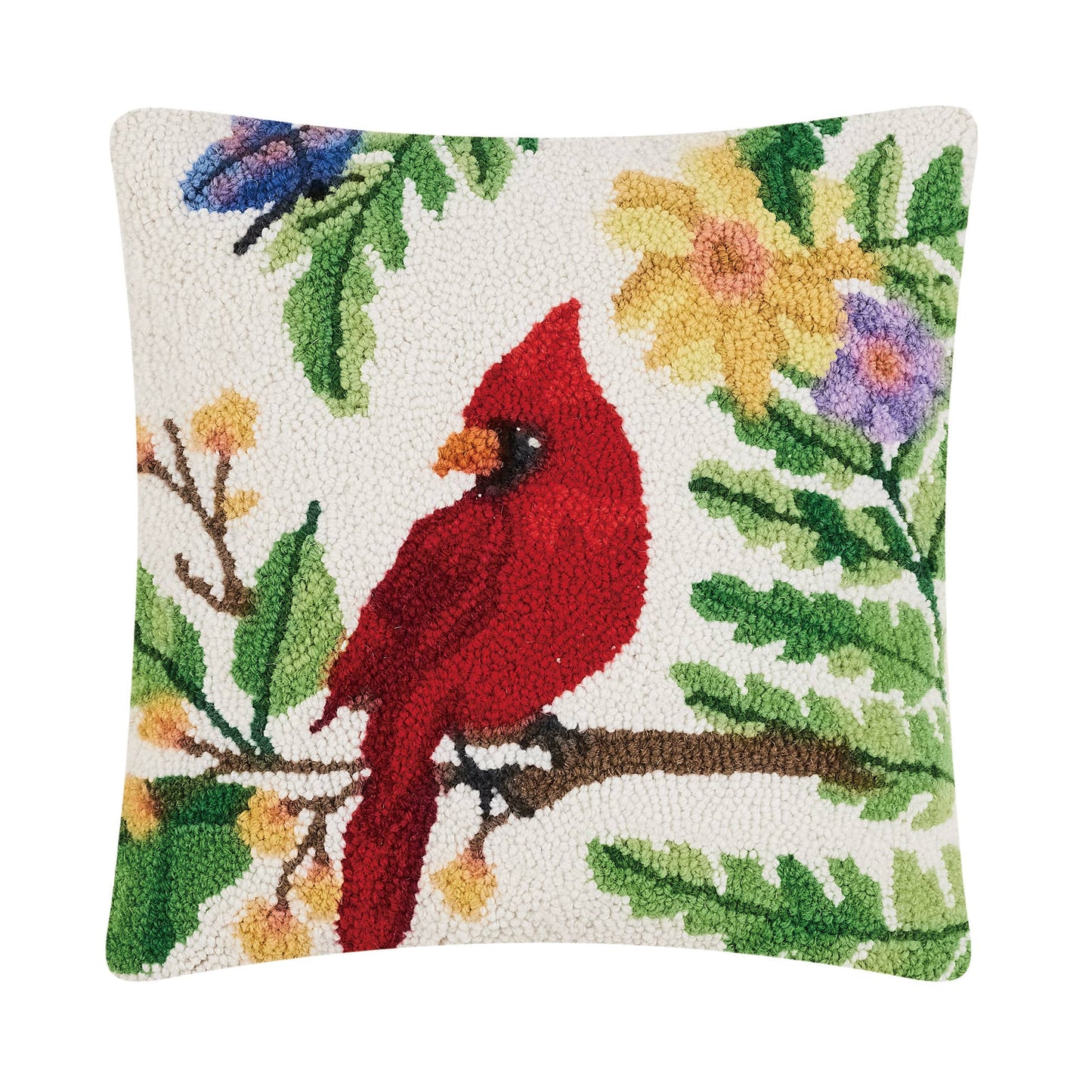 Cardinal Hook Pillow - Sally Eckman Roberts