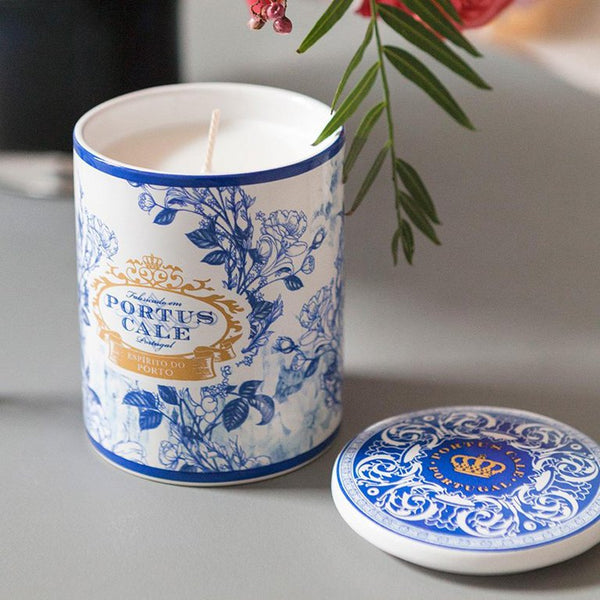 Castelbel Portus Cale Gold & Blue Candle