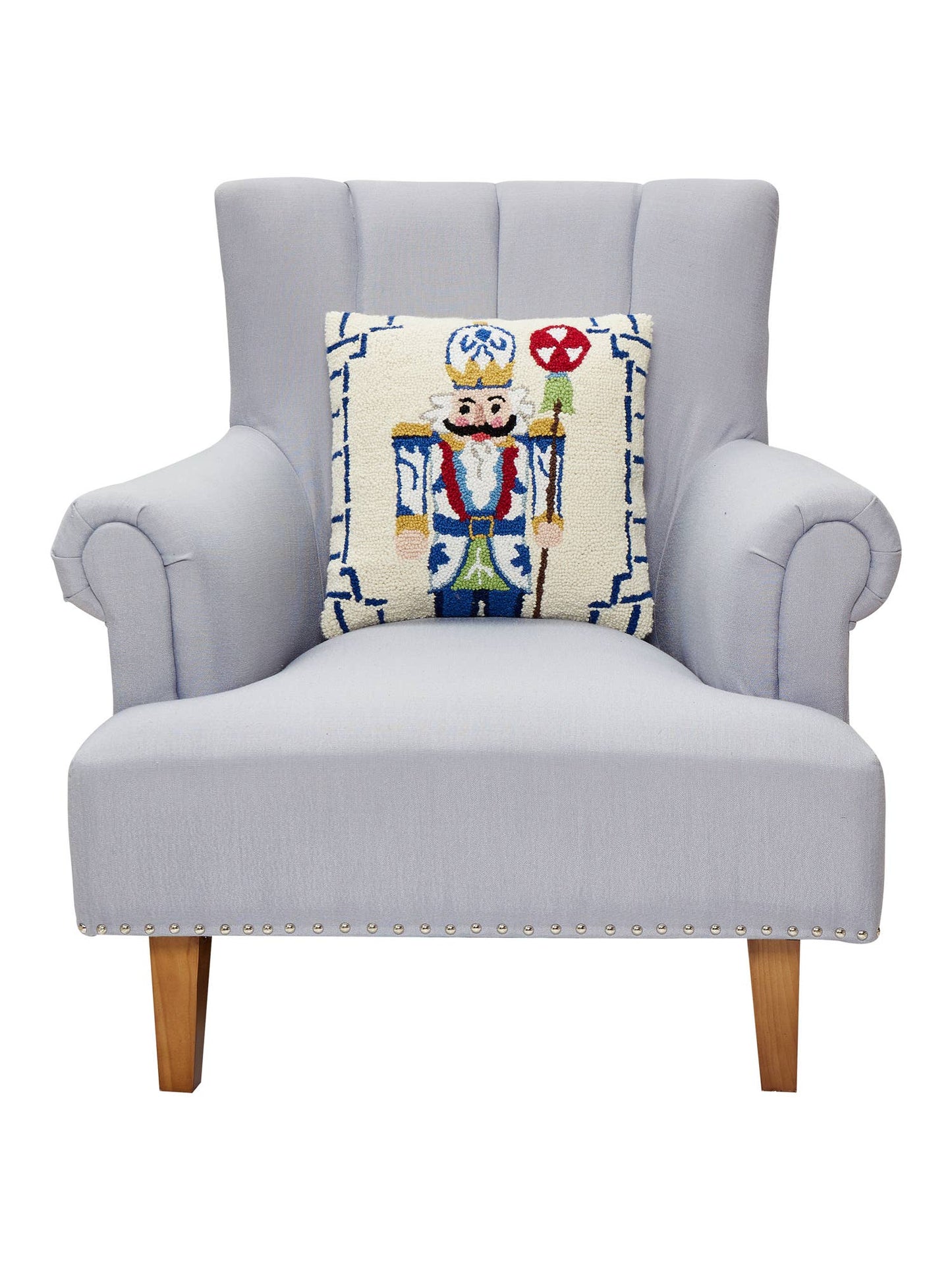 Chinoiserie Nutcracker Hook Pillow