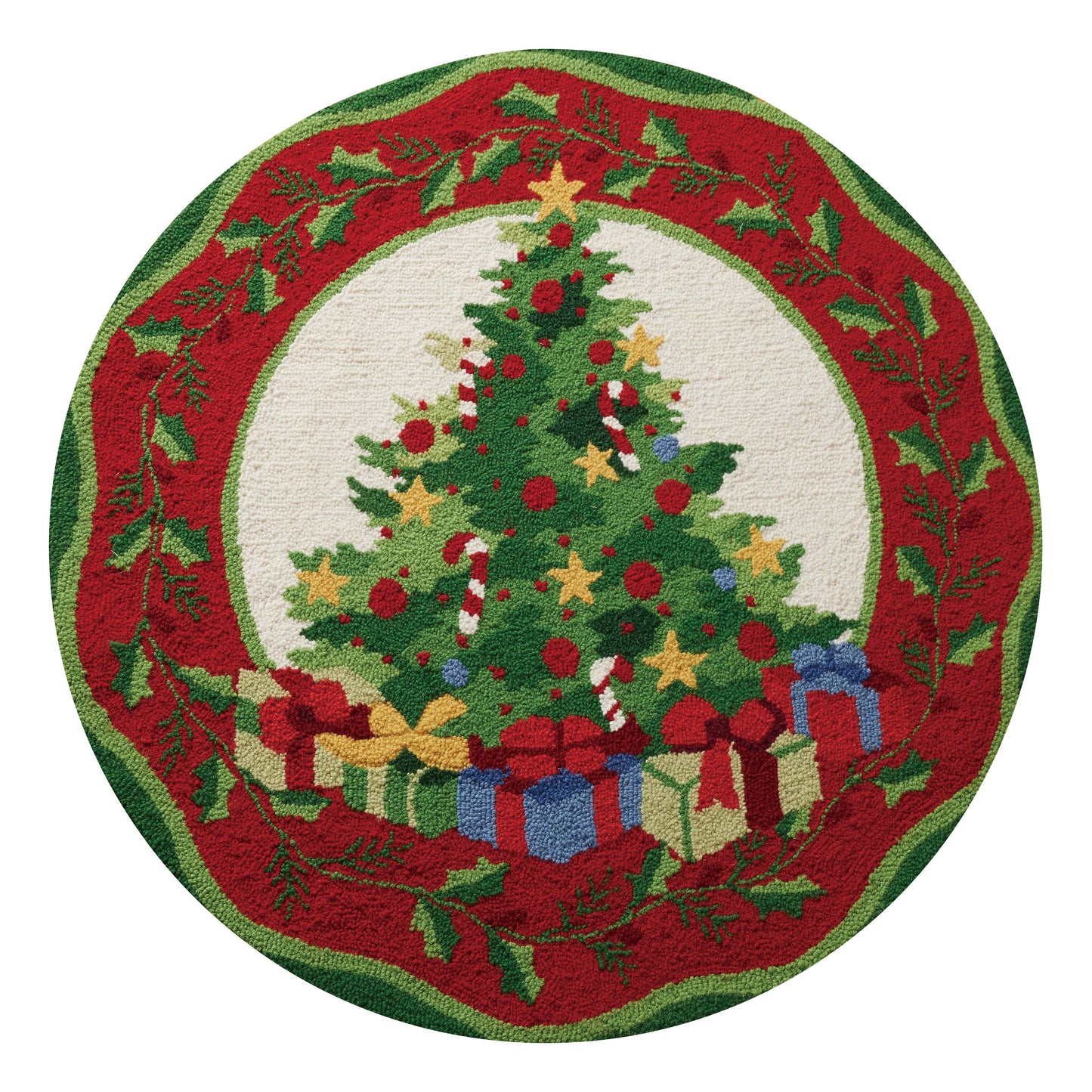 Christmas Morning Hook Rug - Sally Eckman Roberts